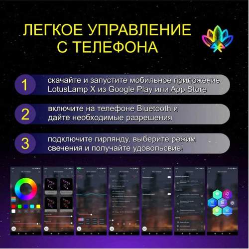 Светодиодная уличная лента-гирлянда ELK-BLEDOMA RGB led многоцветная 10 м оптом