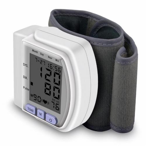 Электронный тонометр на запястье Blood pressure monitor оптом