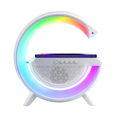 Беспроводная колонка LED WIRELESS CHARGING SPEAKER  6500 с RGB подсветкой и зарядкой оптом