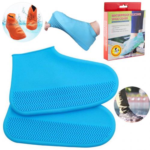 Многоразовые бахилы от дождя Waterproof silicone shoe cover оптом