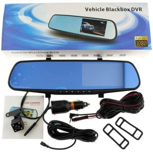 Зеркало-видеорегистратор Vehicle Blackbox DVR (2 камеры) оптом